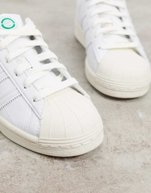 Adidas superstar outlet all white clean