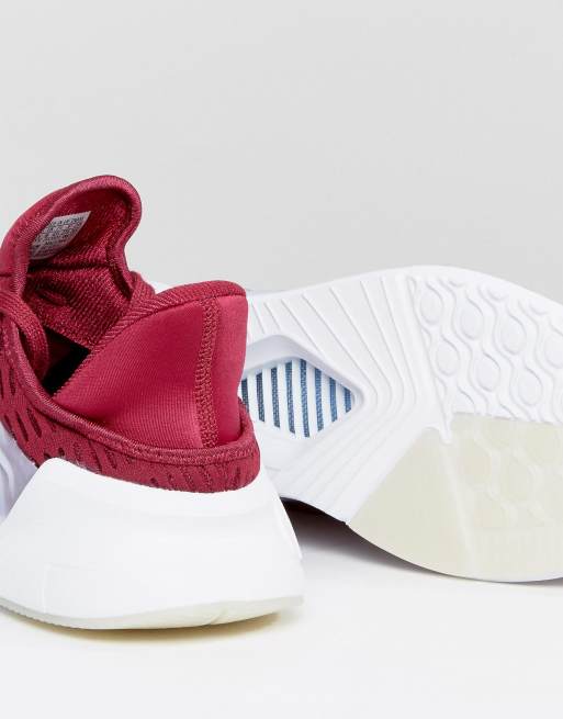 adidas originals climacool sneakers in burgundy