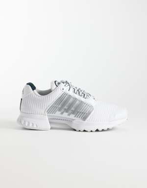 adidas Originals Climacool trainers in white and metallic silver