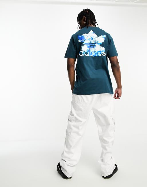 ★ adidas★ Oversized T-shirt ash blue black JY1394 adidas originals T-Shirt Oversized - Ash Blue/Black