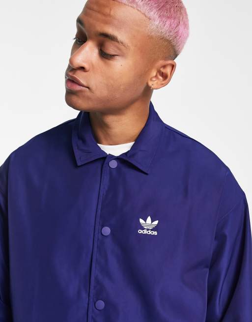 Adidas originals best sale trefoil coach jacket