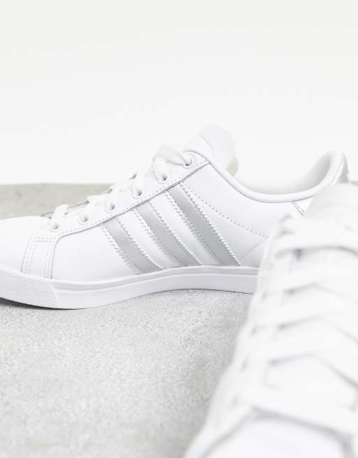 Adidas coast clearance star white womens