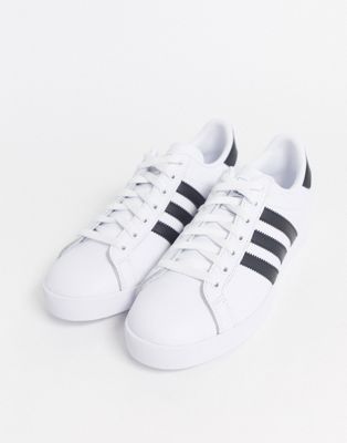 adidas white & grey coast star trainers