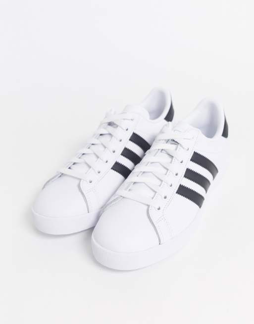 Adidas originals coast shop star trainers in white