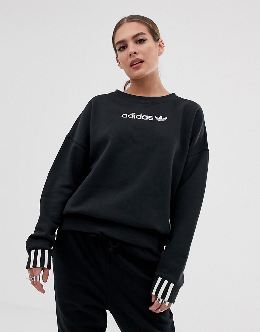 Adidas - Originals - Coeeze - Fleece sweatshirt in zwart