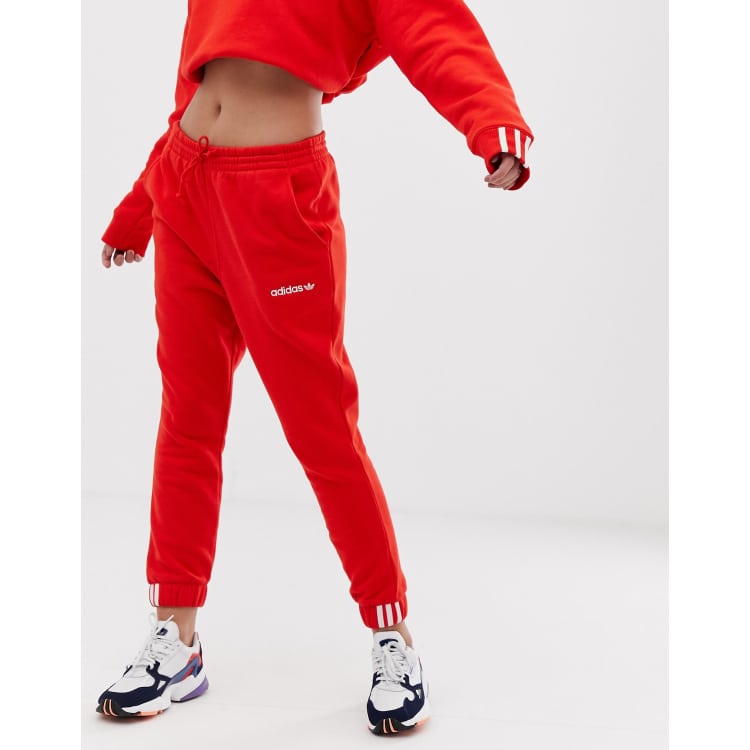 Pantalones de chándal en rojo Coeeze de adidas Originals