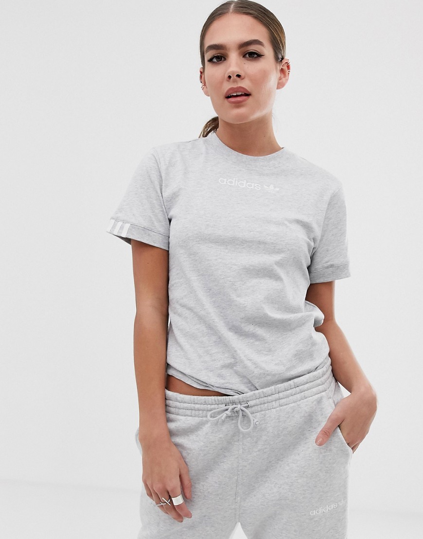 Adidas - Originals - Coeeze - T-shirt in gemêleerd grijs