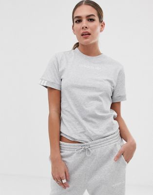 adidas Originals Coeeze t-shirt in gray 