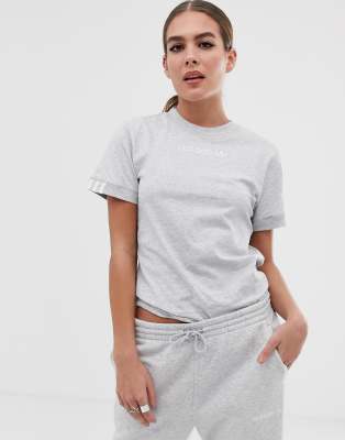 adidas Originals Coeeze t-shirt in grey heather | ASOS