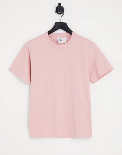 Adidas dusty store pink shirt