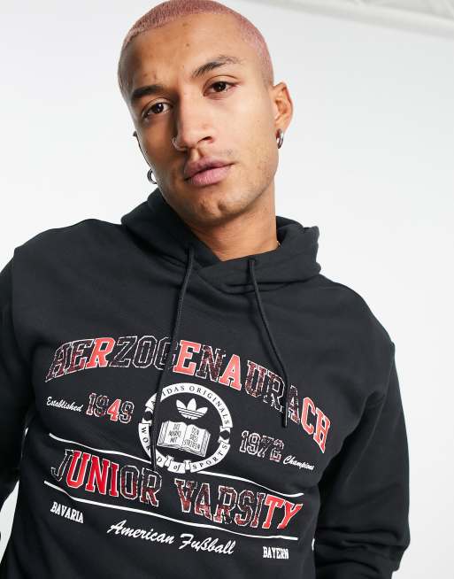 adidas Originals college hoodie in black