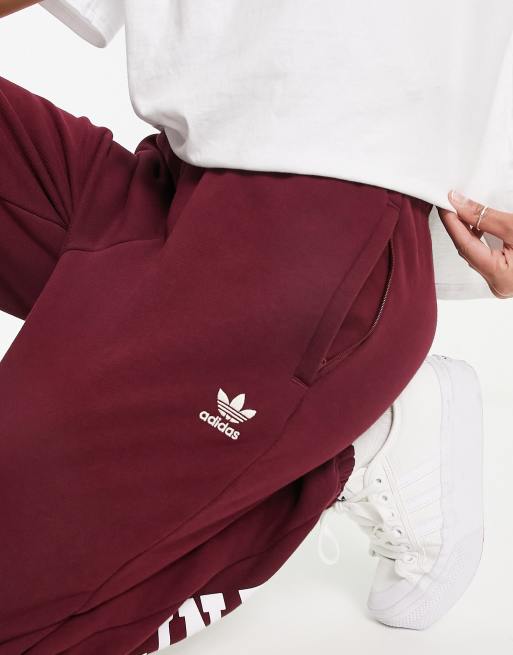 Adidas cheap jogginghose bordeaux