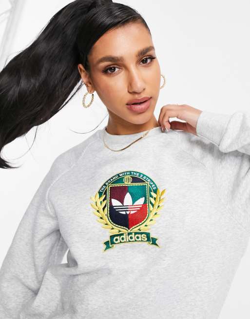 Women's College Graphic Sweatshirt, adidas Originals