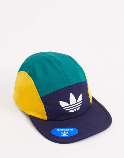 adidas Originals color block 5 panel cap