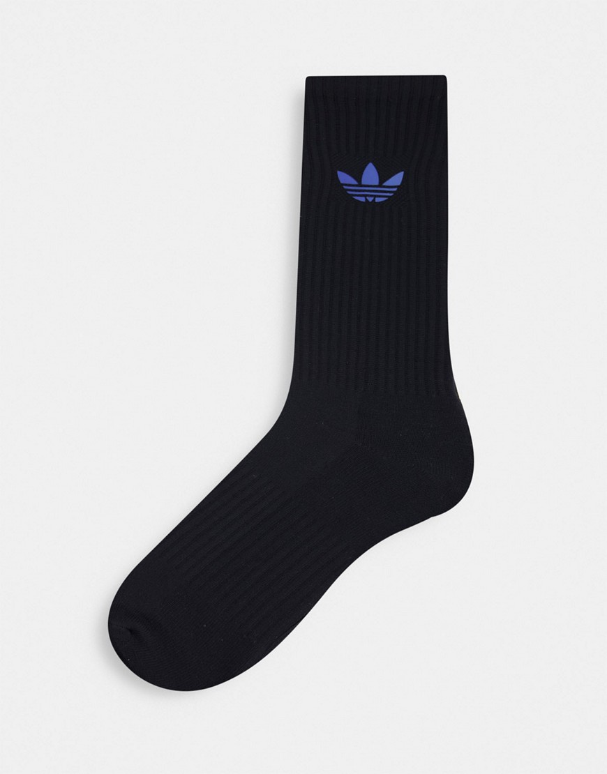 Adidas Originals Color Reflective Single Crew Socks-black