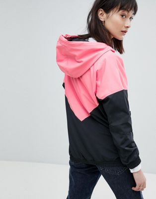 pink adidas rain jacket