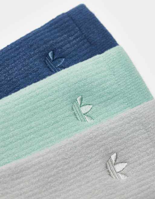 【ADIDAS】 Originals Comfort 3 Pack Crew Socks adidas Originals Comfort 3-Pack Crew Socks - Grey | Free