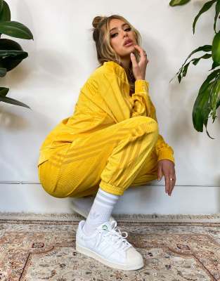 mustard adidas tracksuit