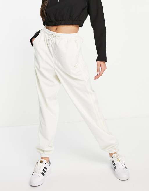 White Basic Oversized Joggers