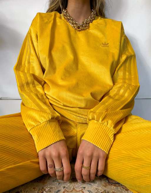 Mustard store adidas tracksuit