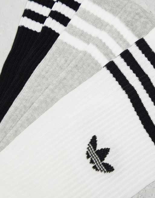 adidas Originals Confezione da paia di calzini alti bianchi