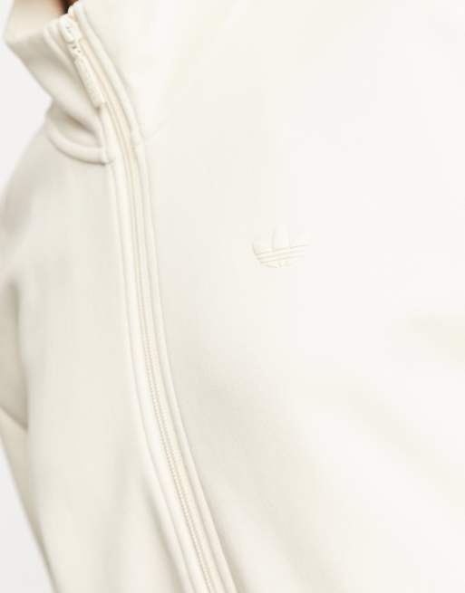 White tracksuit top sales