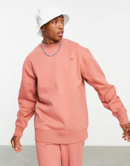 adidas Originals Contempo Sweat a logo trefle Orange ASOS