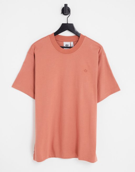 adidas Originals - Contempo - T-shirt met Trefoil in oranje
