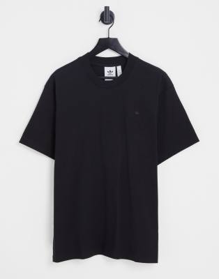 adidas Originals Contempo trefoil t-shirt in black - ASOS Price Checker