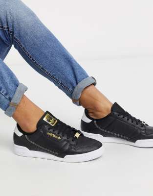 adidas continental noir femme