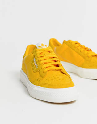 adidas continental 80 jaune