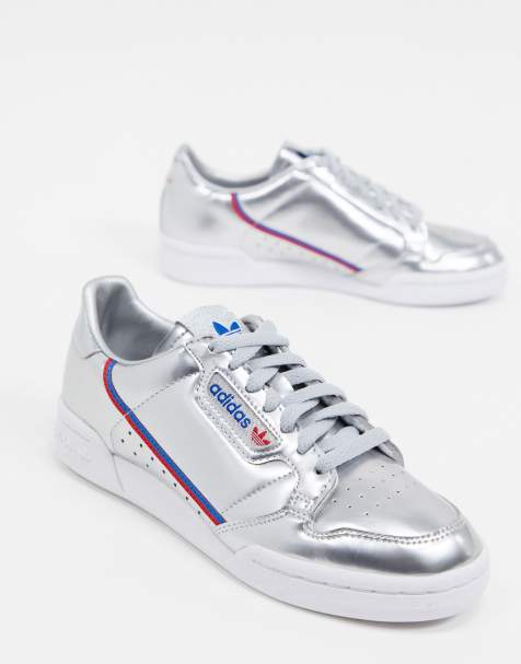 adidas Originals - Continental 80 - Baskets - Argenté