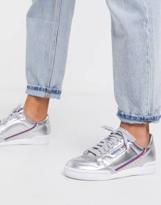 adidas continental 80 femme argent