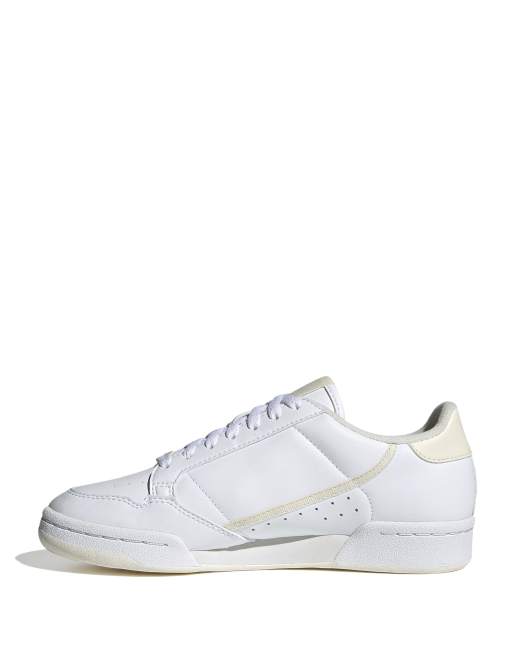 adidas Originals Continental 80 Baskets Blanc et beige ASOS