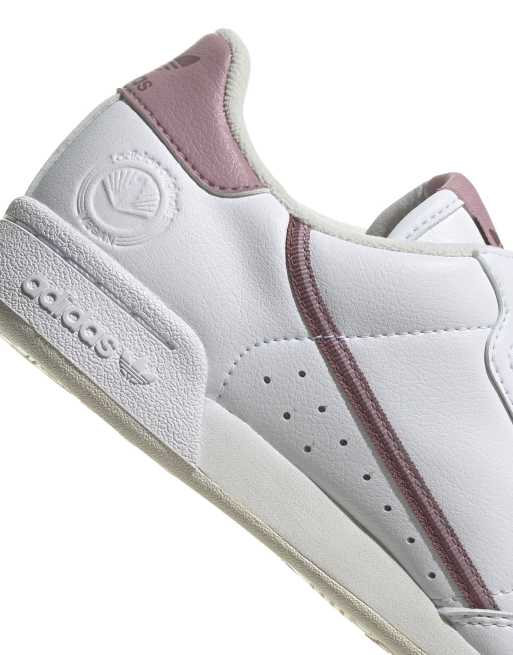 adidas Originals Continental 80 Baskets Blanc et rose