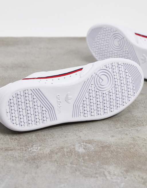 adidas Originals Continental 80 Baskets Blanc et rouge ASOS