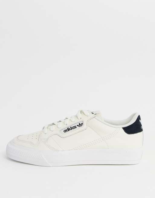 Adidas continental 80 blanc on sale cassé