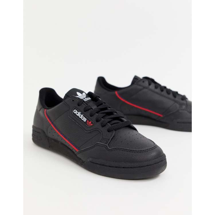 adidas Originals Continental 80 sneakers in black ASOS