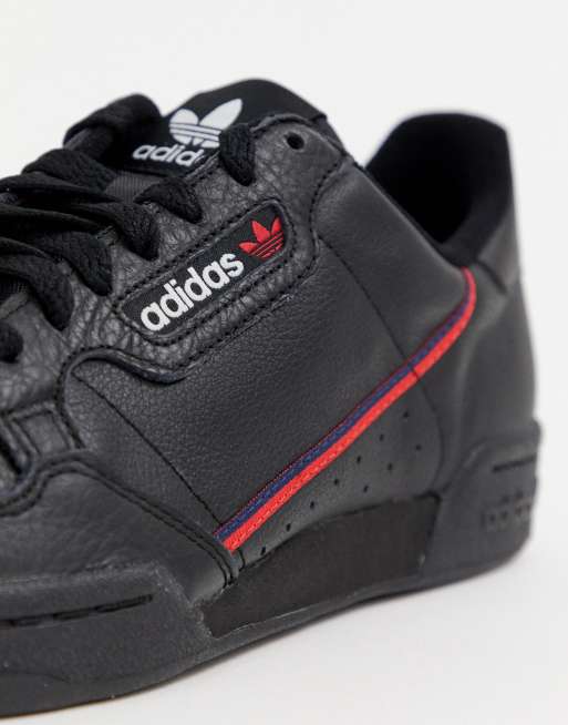 adidas Originals Continental 80 sneakers in black