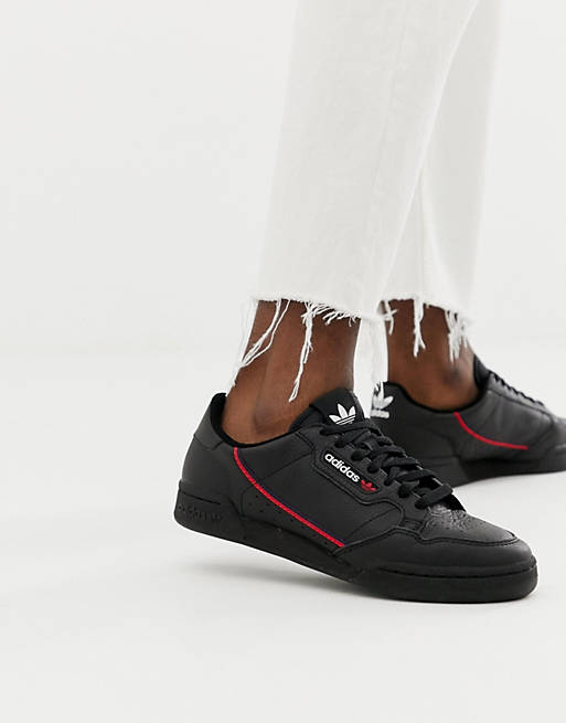 adidas Originals Continental 80 sneakers in black