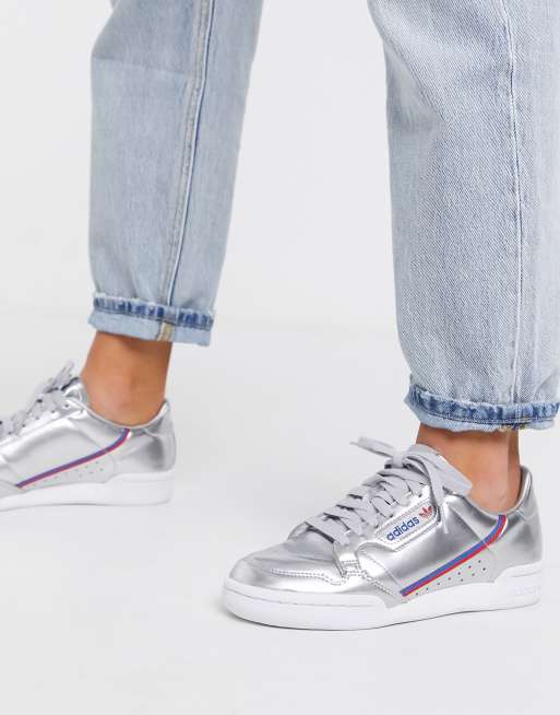 adidas Originals 80 sneakers in silver