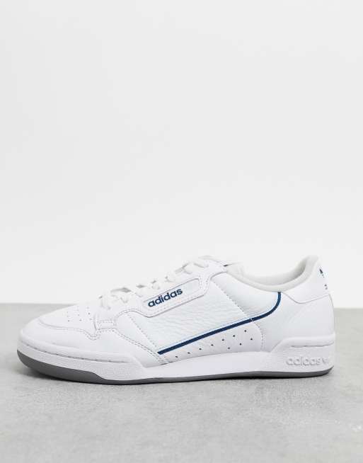 Adidas Originals Continental 80 Sneakers In White Sky Tint Legend Marine Iebem Morelos - sky adidas jacket roblox