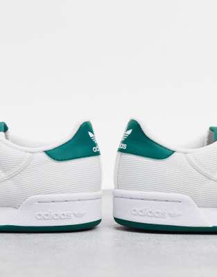 adidas continental 80 green tab