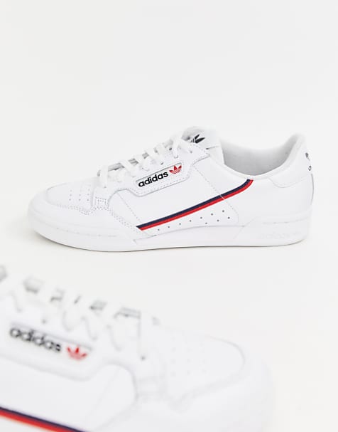 adidas originals – continental 80 – sneaker in gebrochenem weiß und rosa adidas originals – continental 80 – sneaker in gebrochenem weiß und rosa