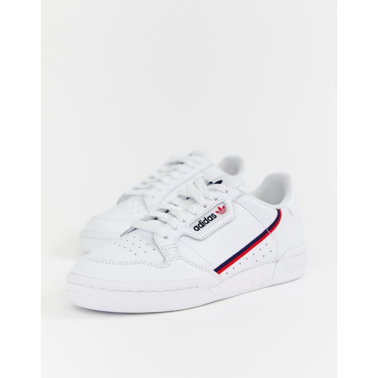 adidas Originals Continental 80 sneakers in white