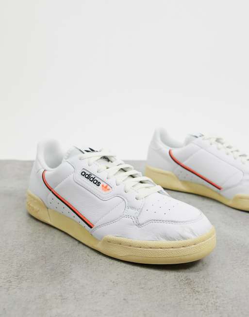 adidas Originals Continental 80 sneakers in white