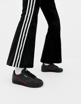 adidas originals continental 80 trainers black