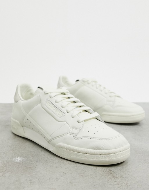 adidas Originals Continental 80 trainers in off white