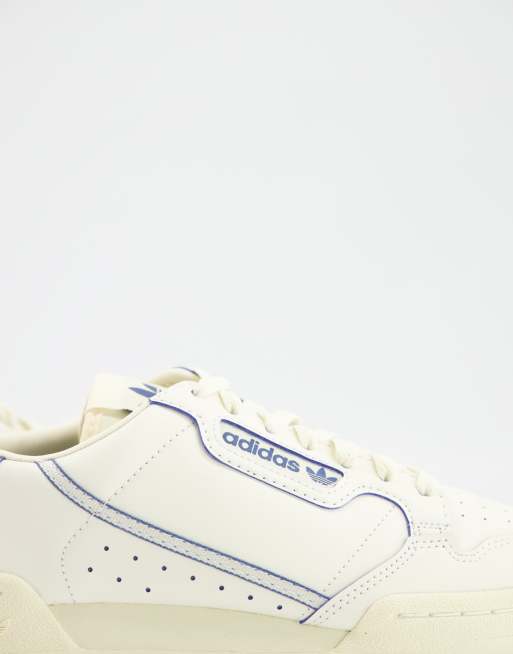 adidas Originals Continental 80 trainers in off white