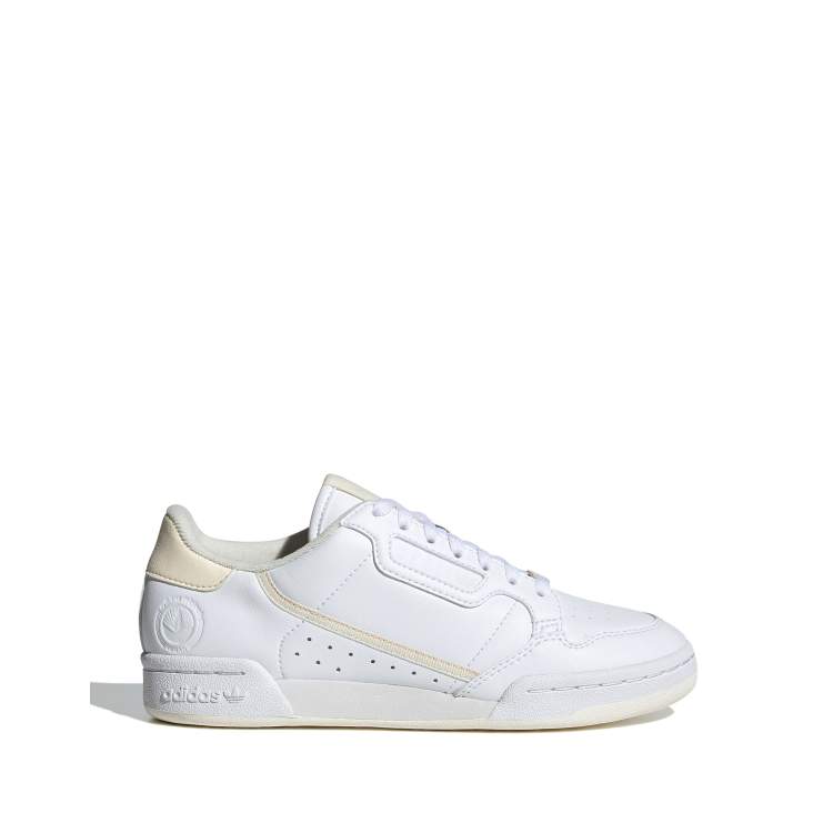 adidas Originals Continental 80 trainers in white and beige ASOS